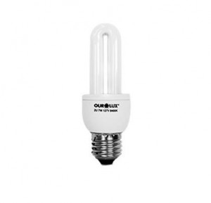 LAMPADA COMPACTA 2U 7W X 220 BRANCA 04005 OUROLUX