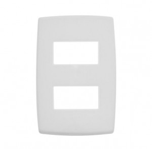 PLACA 4X2 2 POSTOS SEPARADOS 618506 PIAL PLUS