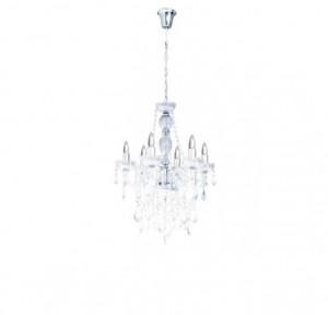 LUSTRE NICE 6 TRANSPARENTE STARTEC