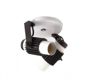 SPOT BRANCO PARA 2 LAMPADAS