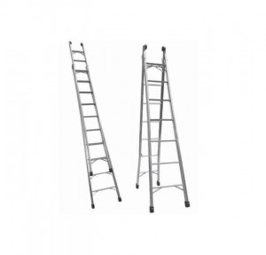 ESCADA DUPLA DE ALUMINIO 7 DEGRAUS 2.20 X 3.90