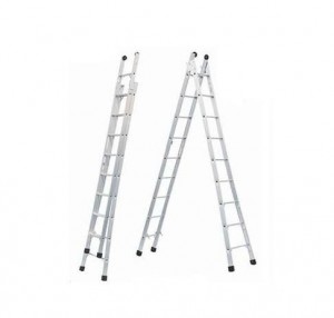 ESCADA DUPLA DE ALUMINIO 9 DEGRAUS 2.80 X 5.10