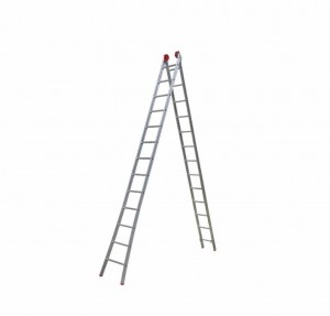 ESCADA DUPLA DE ALUMINIO 13 DEGRAUS 4.00 X 7.20