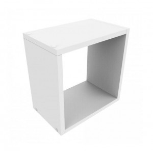 CUBO MODULAR 28.5 X 28.5 X 17.5 CM BRANCO 0638