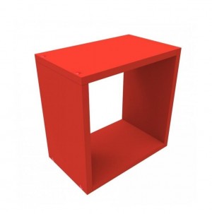 CUBO MODULAR 28.5 X 28.5 X 17.5 CM VERMELHO 0640