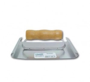 DESEMPENADEIRA DE ACO LISA COM ABA 8 X 15