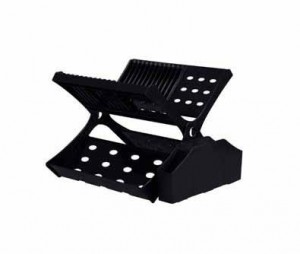 ESCORREDOR DE LOUCA COM PORTA TALHER PRETO ASTRA