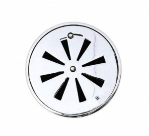 CONJUNTO GRELHA PARA GRELHA REGULAVEL REDONDA 10 CM POLIDO