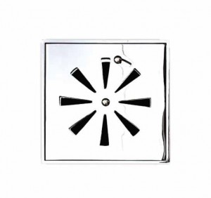 CONJUNTO GRELHA PARA GRELHA REGULAVEL QUADRADA 15 CM POLIDO