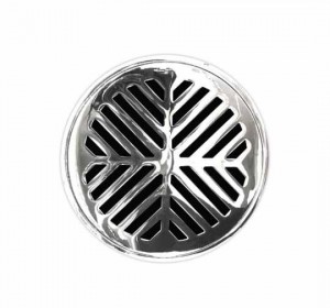 GRELHA PARA CAIXA SIFONADA REDONDA 15 CM - POLIDO