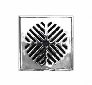 GRELHA PARA CAIXA SIFONADA QUADRADA 15 CM - POLIDO