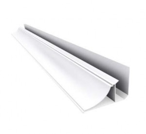 ACABAMENTO TIPO MOLDURA 6 M PVC BRANCO