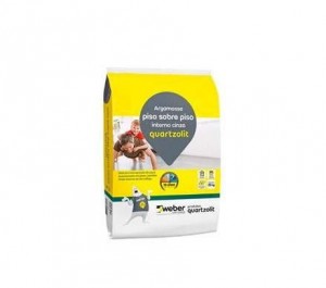 ARGAMASSA PISO S/ PISO CINZA QUARTZOLIT