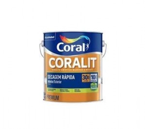 CORALIT BRILHANTE A BASE D" AGUA BRANCO