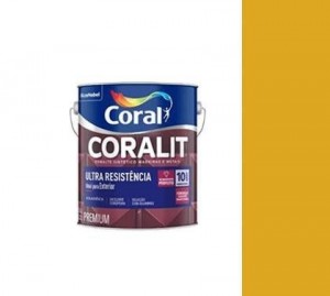 ESMALTE SINTETICO ALTO BRILHO AMARELO TRATOR CORALIT