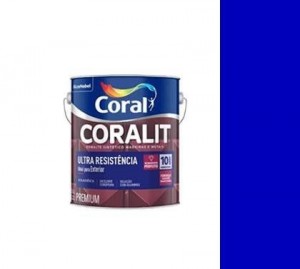 ESMALTE SINTETICO ALTO BRILHO ANIL INTENSO CORALIT