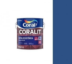 ESMALTE SINTETICO ALTO BRILHO AZUL DEL REY CORALIT