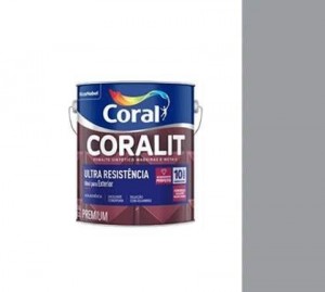 ESMALTE SINTETICO ALTO BRILHO CINZA MEDIO CORALIT