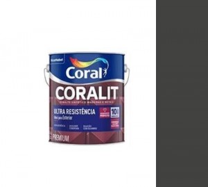 ESMALTE SINTETICO ALTO BRILHO PRETO CORALIT