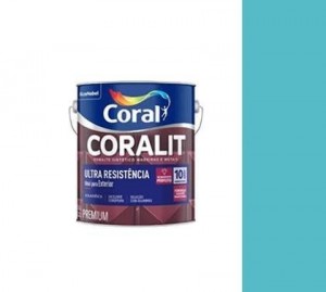ESMALTE SINTETICO ALTO BRILHO CELESTE CORALIT