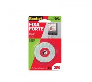 FITA DUPLA FACE 12 MM X 1,50 METROS 109 3M