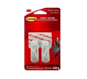 GANCHO ADESIVO PEQUENO COMMAND 3M