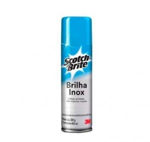 BRILHA INOX SCOTCH-BRITE AEROSOL 3M