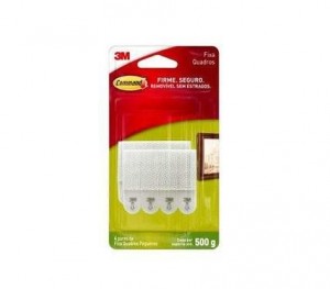 FECHO COMMAND BRANCO PEQUENO 3M