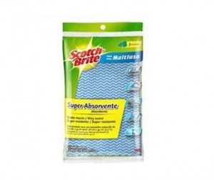 PANO MULTIUSO AZUL SCOTCH-BRITE C/5 UNIDADES