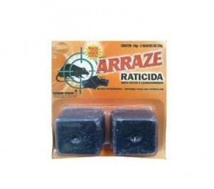 ARRAZE RATICIDA RATOL 2 TABLETES